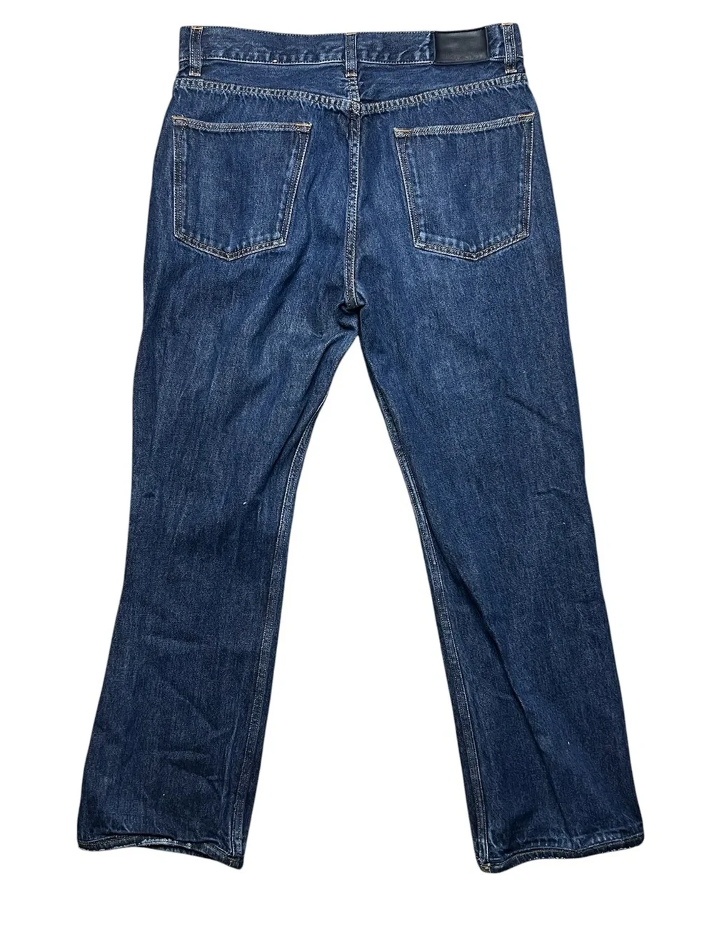 Lacoste Denim Regular Straight Leg Dark Mid Rise Casual Jeans Men Size 32X28